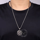 Elk Forest Stainless Steel Pendant | Gthic.com