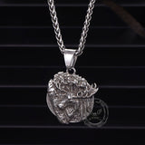 Elk Forest Stainless Steel Pendant