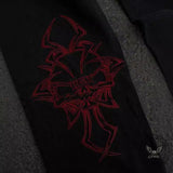 Embroidered Skull Hip Hop Cargo Pants