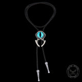 Eye Gem-Set Alloy Cowboy Bolo Tie