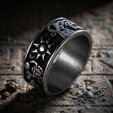 Eye of Ra Stainless Steel Signet Ring