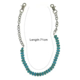 Fashion Bone-Inspired Turquoise Alloy Pants Chain