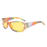 Fashion Butterfly Decorated Polarized PC Sunglasses