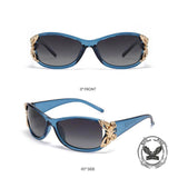 Fashion Butterfly Decorated Polarized PC Sunglasses 02 | Gthic.com