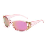 Fashion Butterfly Decorated Polarized PC Sunglasses