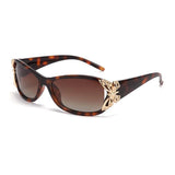 Fashion Butterfly Decorated Polarized PC Sunglasses