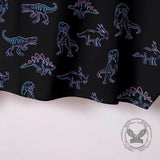 Fashion Colorful Dinosaur Print Short Sleeve Polo Shirt