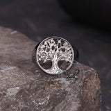 Valknut Raven Edelstahl Wikinger Ring