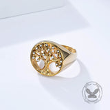 Valknut Raven Edelstahl Wikinger Ring