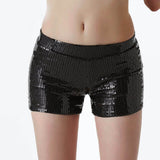Fashion Hip-Hop Solid Color Sequin Shorts 01 | Gthic.com