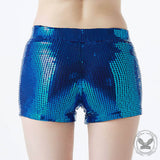 Fashion Hip-Hop Solid Color Sequin Shorts