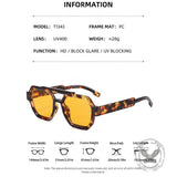 Fashion Large Frame Polarized UV Protection PC Sunglasses | Gthic.com