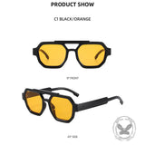 Fashion Large Frame Polarized UV Protection PC Sunglasses | Gthic.com