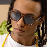 Fashion Large Frame Polarized UV Protection PC Sunglasses | Gthic.com