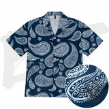 Fashion Paisley Print Loose Short Sleeve Shirt 03 | Gthic.com