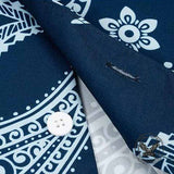 Fashion Paisley Print Loose Short Sleeve Shirt