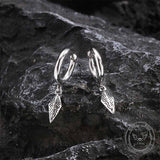 Fashion Rhombus Stainless Steel Dangle Earrings