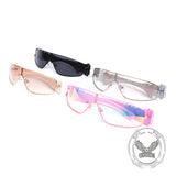 Fashion Y2K Metal Full Frame Heart PC Sunglasses | Gthic.com