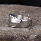 Fashionable Diamond Cross Stainless Steel Ring