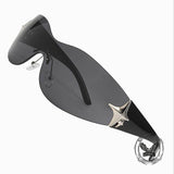 Fashionable Star Design Frameless PC Sunglasses
