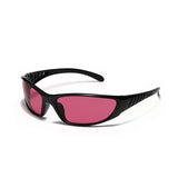 Fashionable Y2K Colorful Hollow UV-Proof PC Sunglasses | Gthic.com