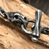 Ferocious Tiger Head Skull Sterling Silver Pendant