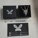 1936 Hobo Nickel Coin Anello teschio in argento sterling