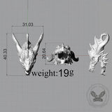 1936 Hobo Nickel Coin Anello teschio in argento sterling