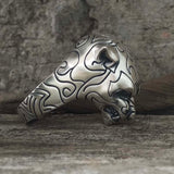 Fierce Panther Sterling Silver Animal Ring