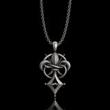 Fleur-De-Lis Sterling Silver Christian Pendant | Gthic.com