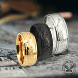 Floral Design Stainless Steel Ring | Gthic.com