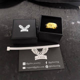 Floral Design Stainless Steel Ring