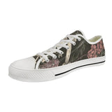 Flowers And Cross Print Canvas Shoes