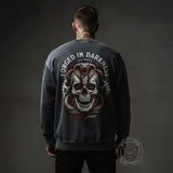 Forged In Darkness Skull Snake Vintage Washed Sweatshirt | Gthic.com