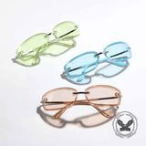 Future Style Y2K Square Candy Color Sunglasses 01 | Gthic.com