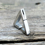 Geometric Triangle Stainless Steel Ear Cuffs