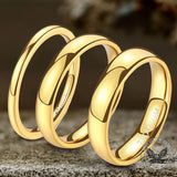 Gold-Color Titanium Engagement Ring | Gthic.com