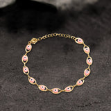 Gold Plated Evil Eye Stainless Steel Bracelet | Gthic.comGold Plated Evil Eye Stainless Steel Bracelet | Gthic.com