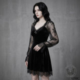 Gothic A Line Polyester Mini Dress | Gthic.com