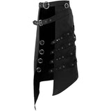 Gothic Asymmetrical Polyester Men's Overskirt | Gthic.com