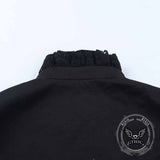 Gothic Bell Sleeve Slim Fit Versatile Lace-Up Shirt