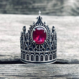 Gothic Castle Sterling Silver Ring | Gthic.com