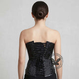 Gothic Chain Design Jacquard Steel Bone Corset | Gthic.com