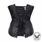 Gothic Chain Design Jacquard Steel Bone Corset