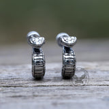 Gothic Cobra Snake Stainless Steel Stud Earrings | Gthic.com