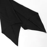 Gothic Crew Neck Solid Color Victorian Dress