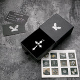 Gothic Cross RVS schedel hanger