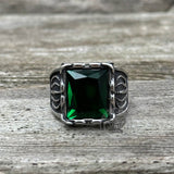 Gothic Crown Stainless Steel CZ Ring | Gthic.com