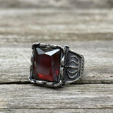 Gothic Crown Stainless Steel CZ Ring | Gthic.com