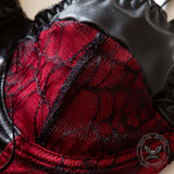 Gothic Dark Spiderweb Strappy Tight-Fitting Camisole